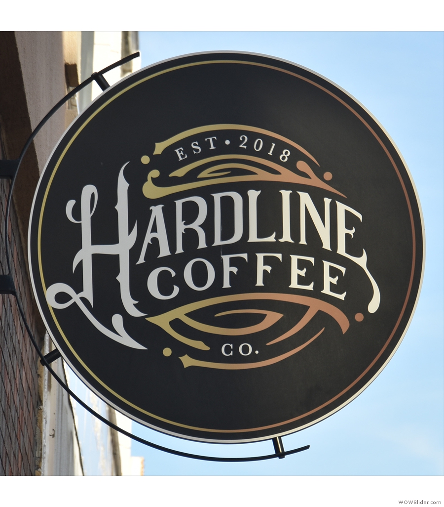 Finally, we have Hardline Coffee, inside the Art SUX Gallery in Sioux City, Iowa.
