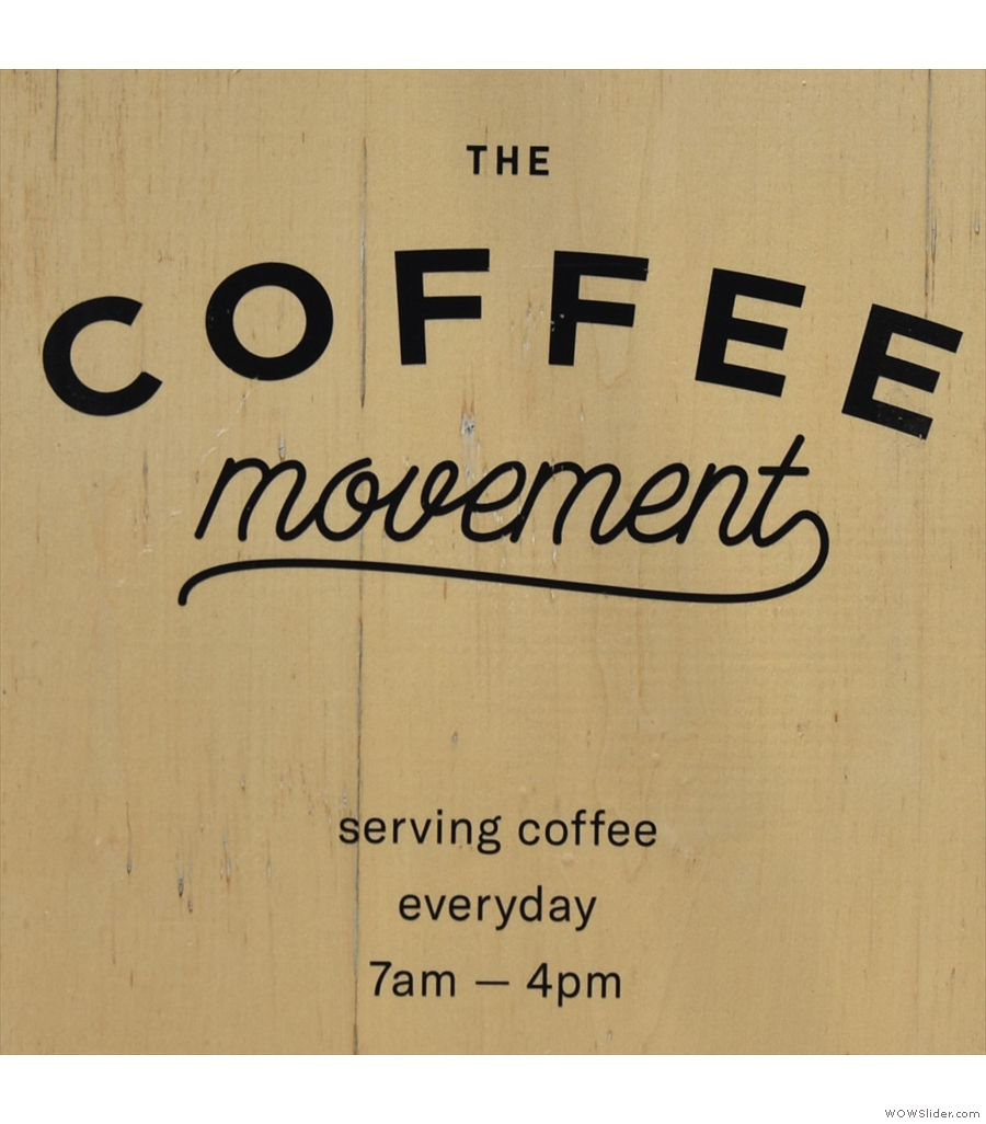 The Coffee Movement, putting coffee front and central in San Francisco.