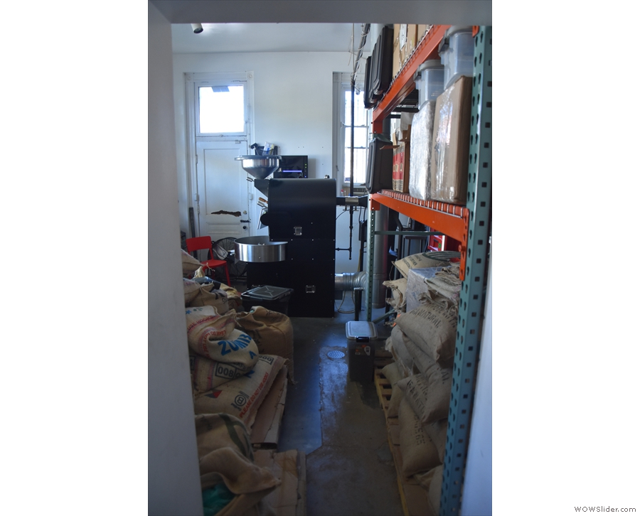 However, there's more, although the roastery, which is at the back, is by invitation only.