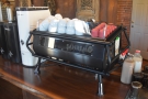 This was one of several interesting espresso machines that we saw on the trip.