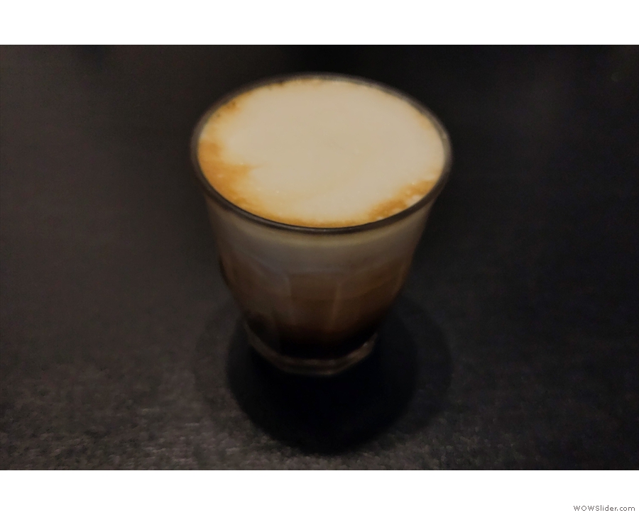 ... deciding on a cortado. Apologies for the poor picture quality. Before I left, I bought...