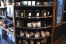 ... with a neat display of cups on the corner. It took a lot of willpower not to buy one!
