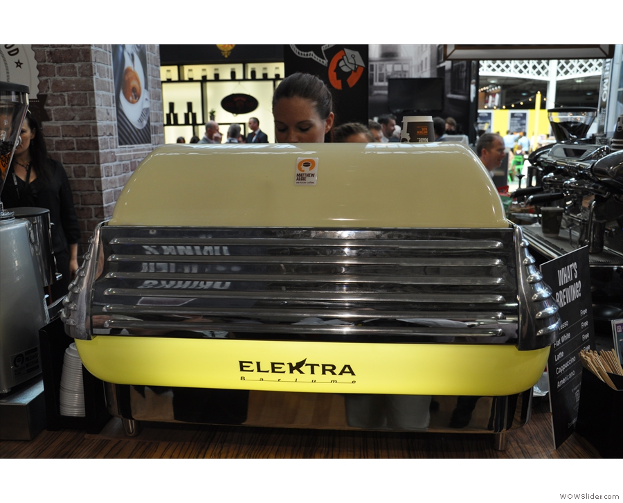 Normally I'm not a fan of big, bulky espresso machines, but I've a soft spot for the Elektra.