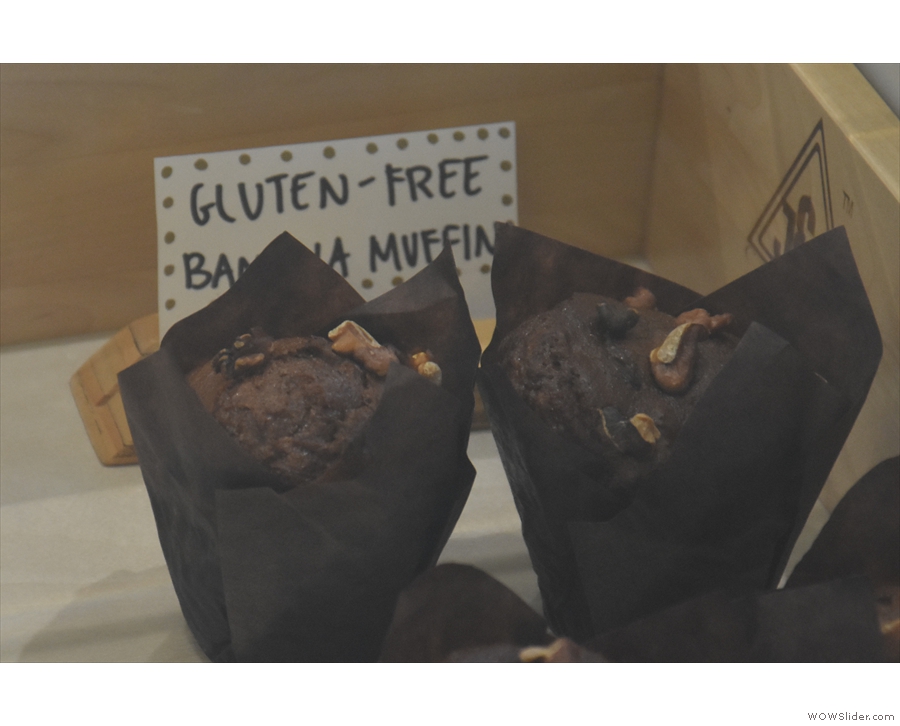 ... and gluten-free banana muffins.