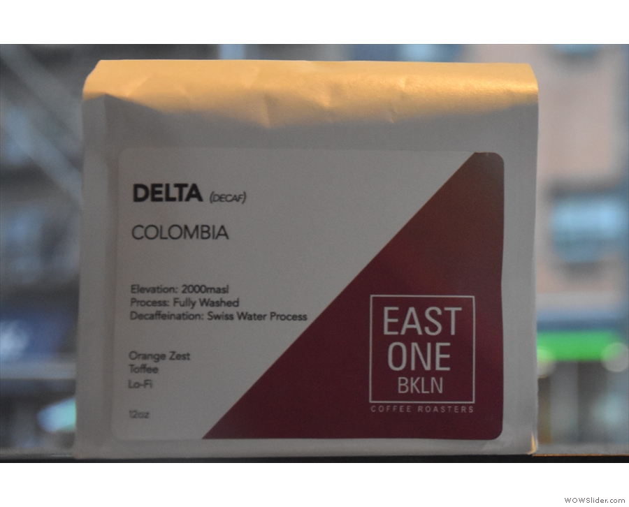 ... along with this ever-present Colombian decaf.