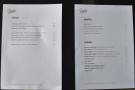 There is a separate lunch menu, along wtih drinks and pastries.