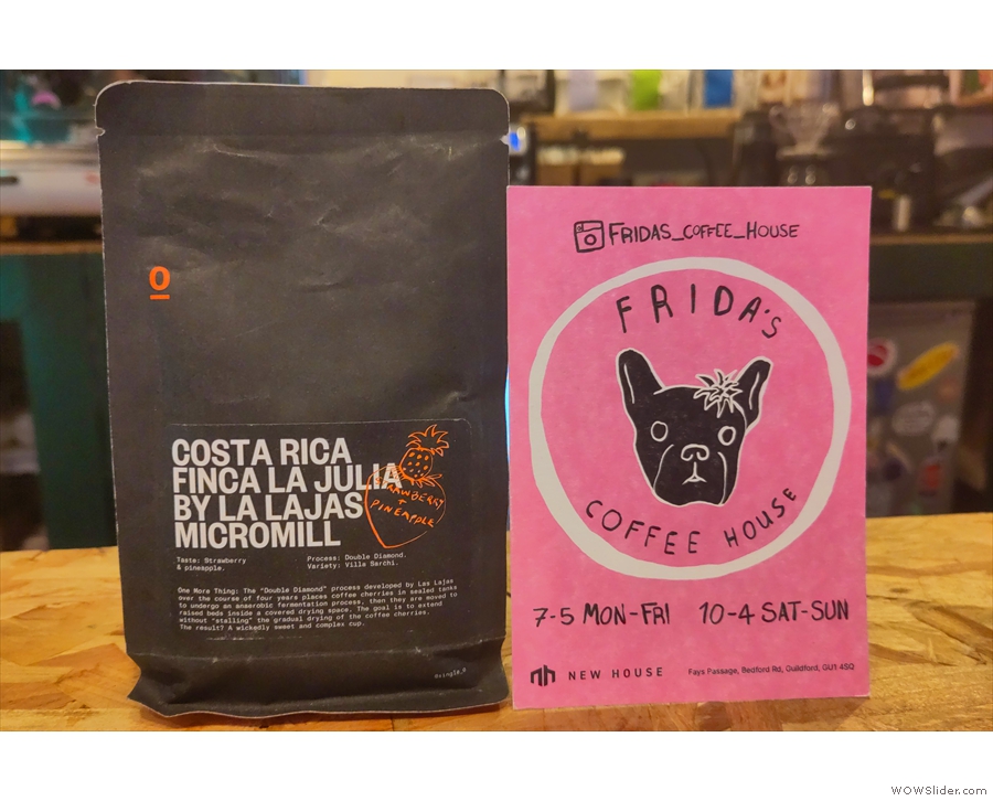 I also left the staff with a bag of the Finca La Julia from Single O in Sydney.