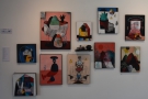 As a gallery, the walls are naturally fulll of works of art. These are all by Kazland.