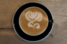 ... along with some excellent latte art...
