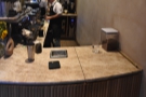 ... which brings us to the front of the counter on the right, where you collect your coffee.