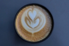 It had some lovely latte art...