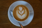 ... Amanda came too and had this cappuccino, made using the Time & Temperature blend. 
