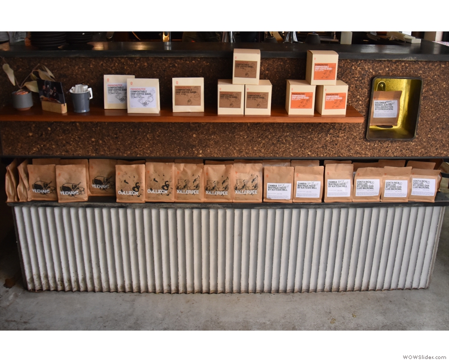 If you are interested in the coffee, then Single O has retail shelves built into the counter.