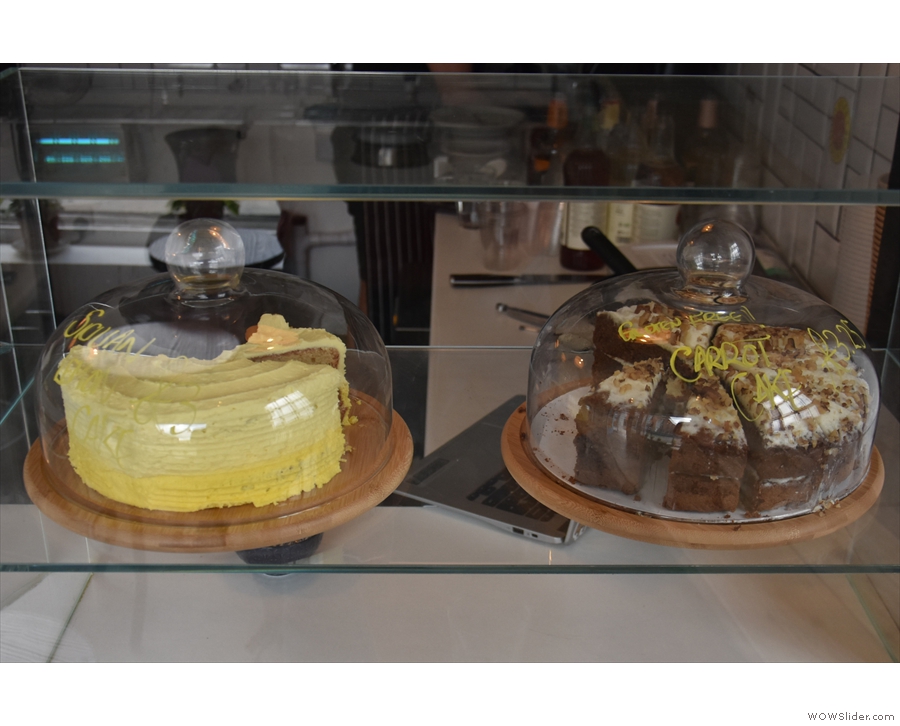 ... and the cakes, which are on the right.