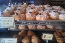 And here they are on sale in Caffe Roma, filled with patisserie cream.