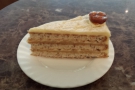 ... and here it is, a slice of the amazing Engadine Torte.