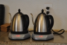 So big, in fact, that it takes two kettles to service it!