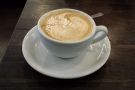 To celebrate the return of Square Mile, I, of course, had a flat white...