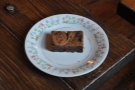 And an equally excellent chocolate brownie to go with it