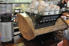 The Kees van der Westen espresso machine, looking beautiful. Go on, give it a stroke...