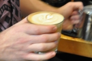 Lovely latte-art, terrible picture!