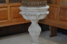 The font in detail.