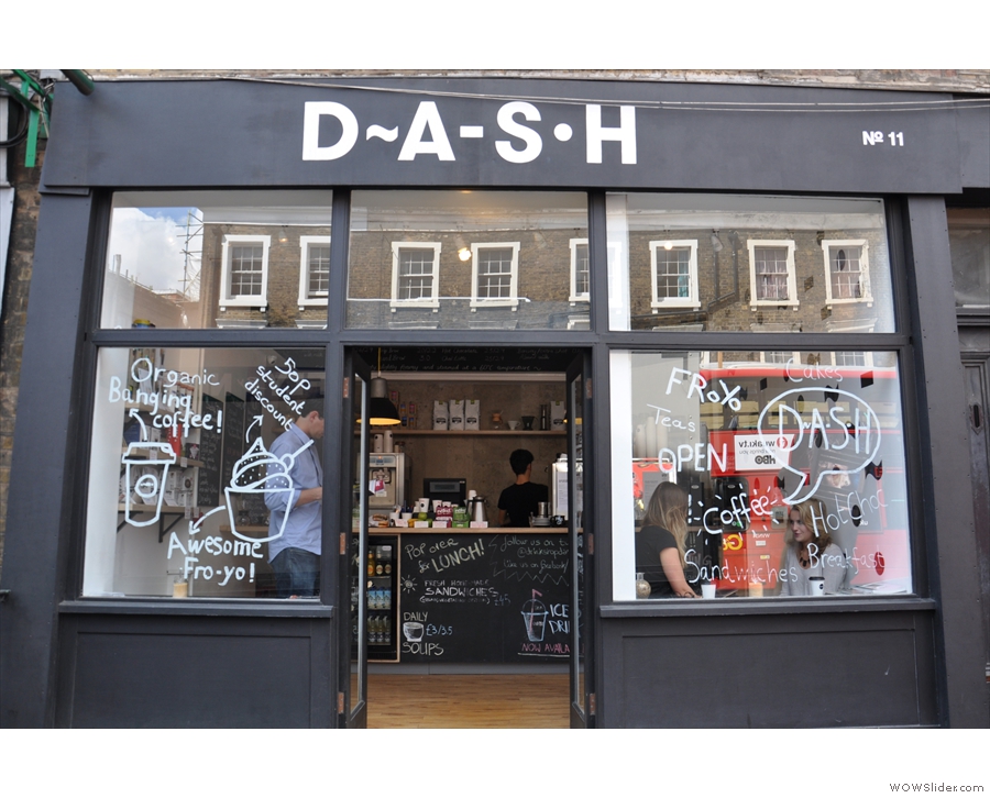 Dash, or to give it its full name, 'Drink, Shop & Dash' on London's Caledonian Road.