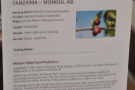 ... and for the Mondul AB single origin from Tanzania (bulk-brew)...