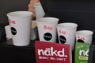 Dash eschews naming its coffee-with-milk offerings, preferring to use sizes.