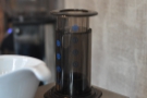 There's also an aeropress option, although I didn't see it in action.