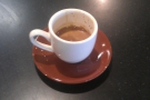 A commendably short espresso.
