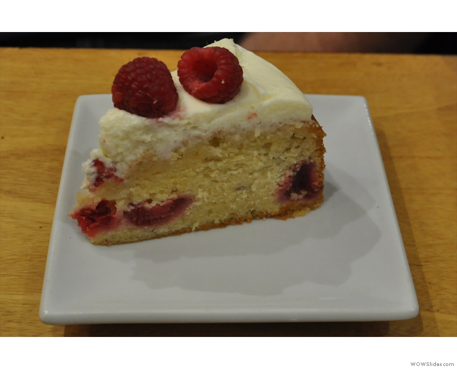 Richard's Raspberry and Sour Cream cake from Afternoon Tease.
