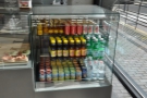 Even the cold drinks chilller is well-stocked!