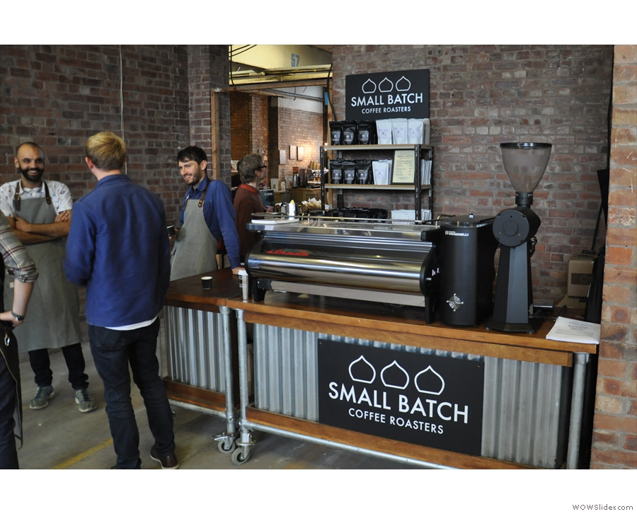 And across from them, from even further afield, it's Brighton's Small Batch!