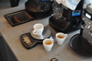 There was a lot of dialling-in of the guest espresso while I was there.