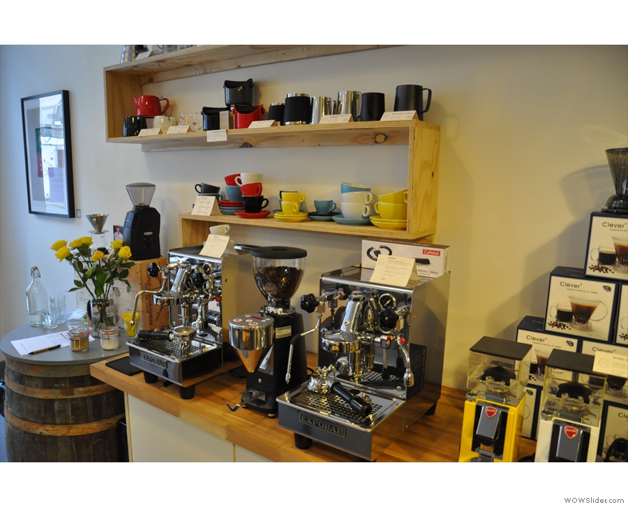First come the high-end home espresso machines...