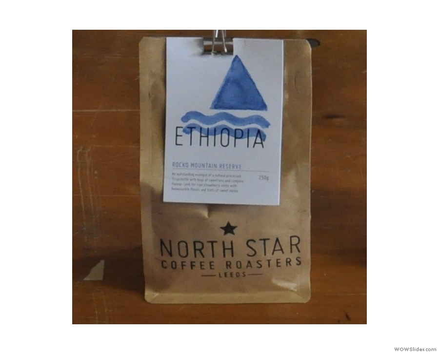 ... and new branding (in this case the Ethiopian beans).