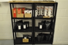 There are also shelves full of coffee and coffee-making kit...