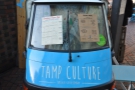 Technically, Tamp Culture is mobile, but this Piaggio Ape's not going anywhere!