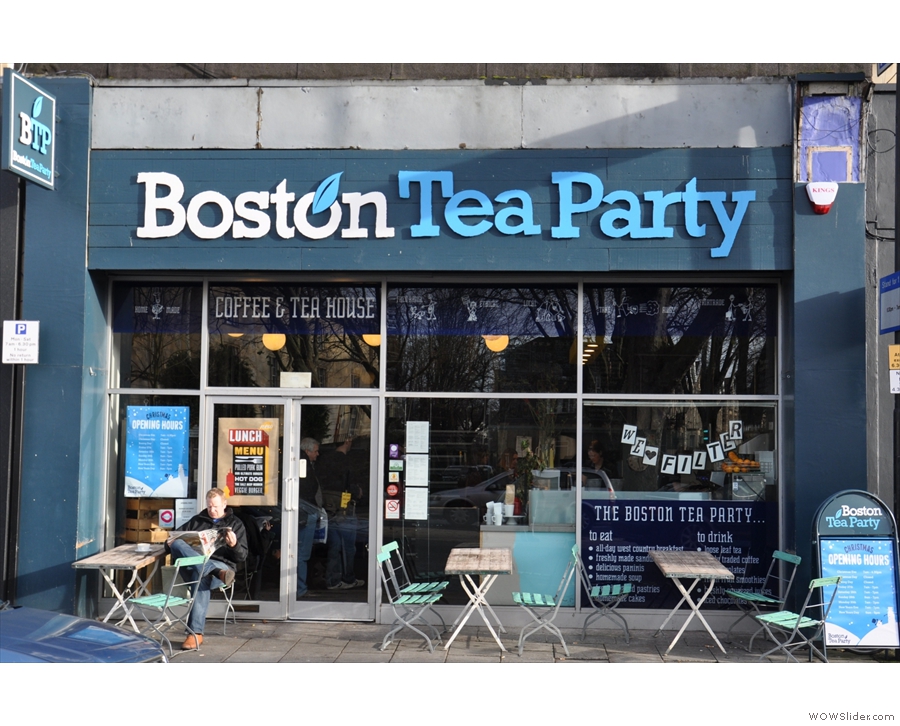 The split-level Boston Tea Party on Bristol's Whiteladies Road: an upstairs & a basement!
