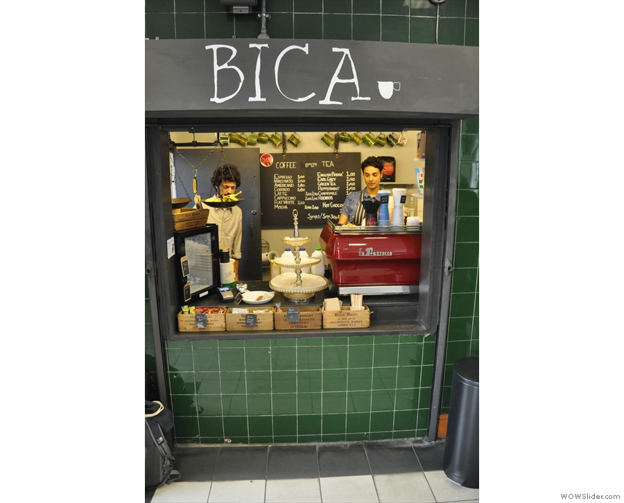 Bica Coffee House, very much a fixture at Westbourne Park tube station.
