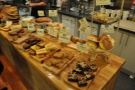 The spread of cakes on offer at the Natural Bread Company, Oxford