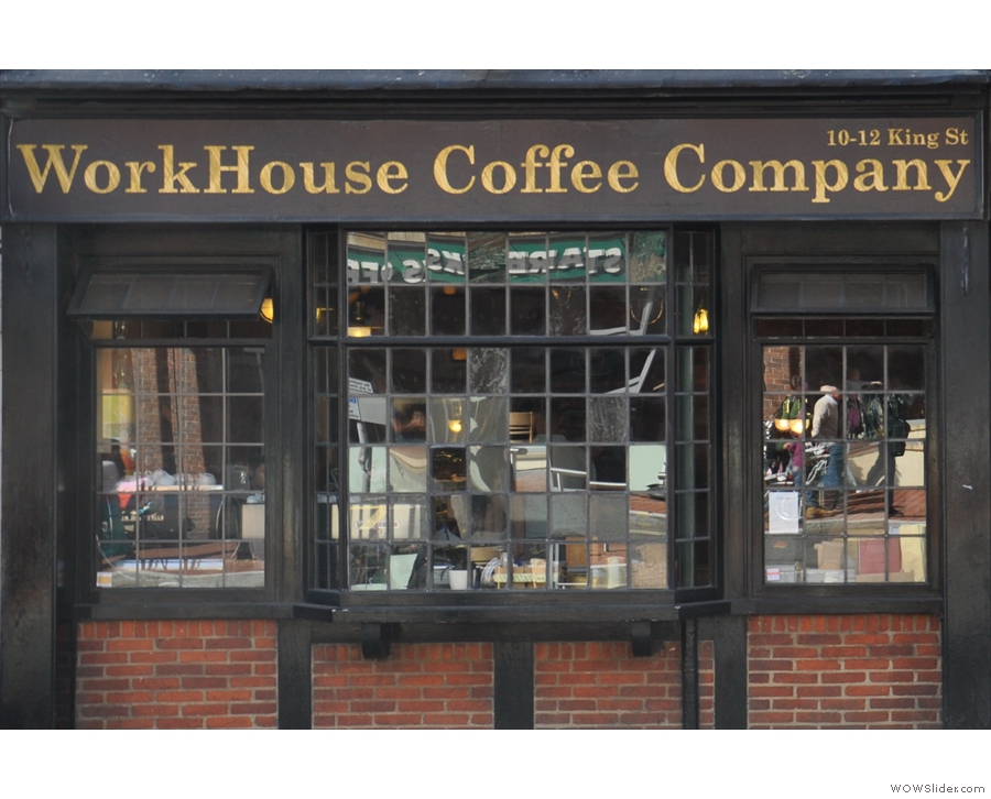 Workhouse Coffee on Reading's King Street, coffee passion personified.