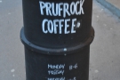 Prufrock Coffee, legend of the London Coffee Scene.