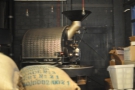 Steampunk's 12 kg Probat roaster.