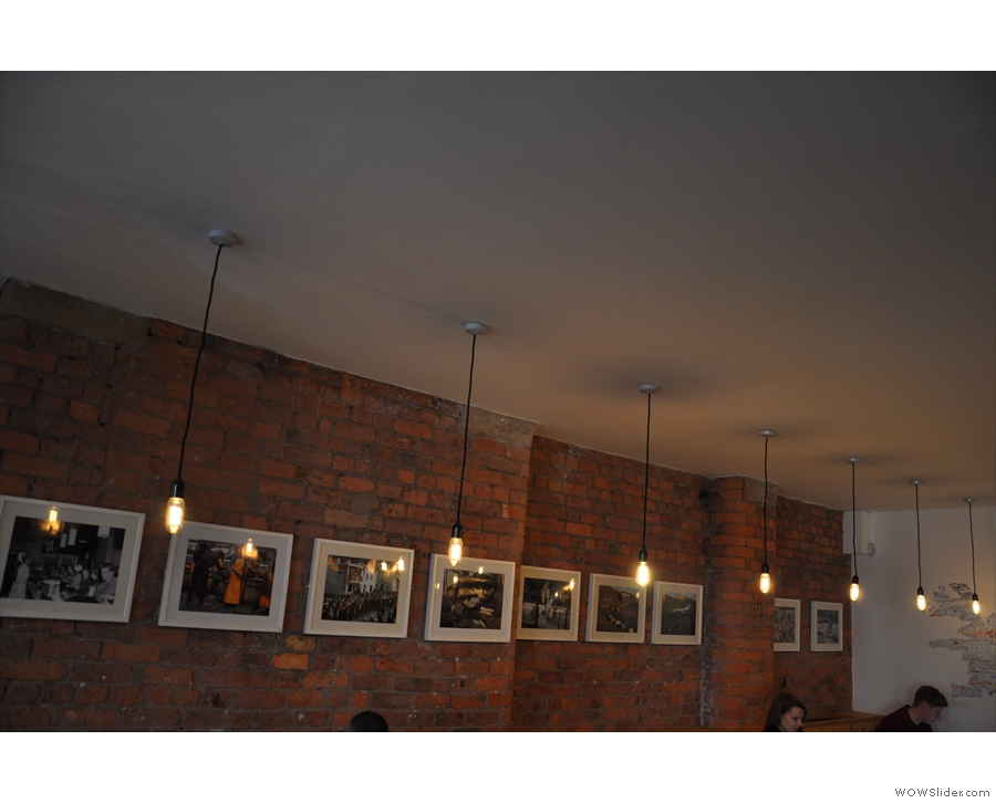 I was also enamoured with the row of lights by the pictures on the left-hand wall...