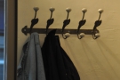There are also loads of nice touches, such as these coat hooks.
