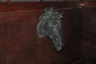 I loved the horse's head on the wall.