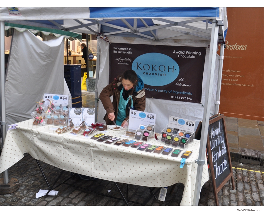... who you can find on her stall at Guildford's Farmers' Market.