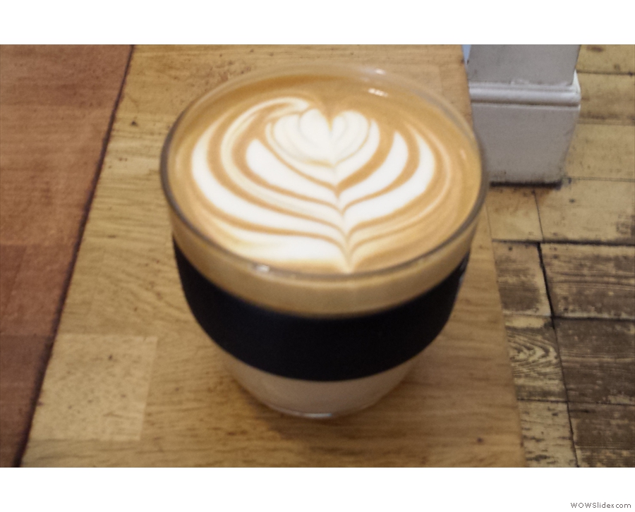 As a result, I got this lovely flat white, every bit as good as the ones at Beany Green.